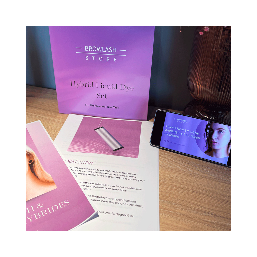 Hybrid Liquid Dye Set | Airbrow & Formation Airbrush En Ligne